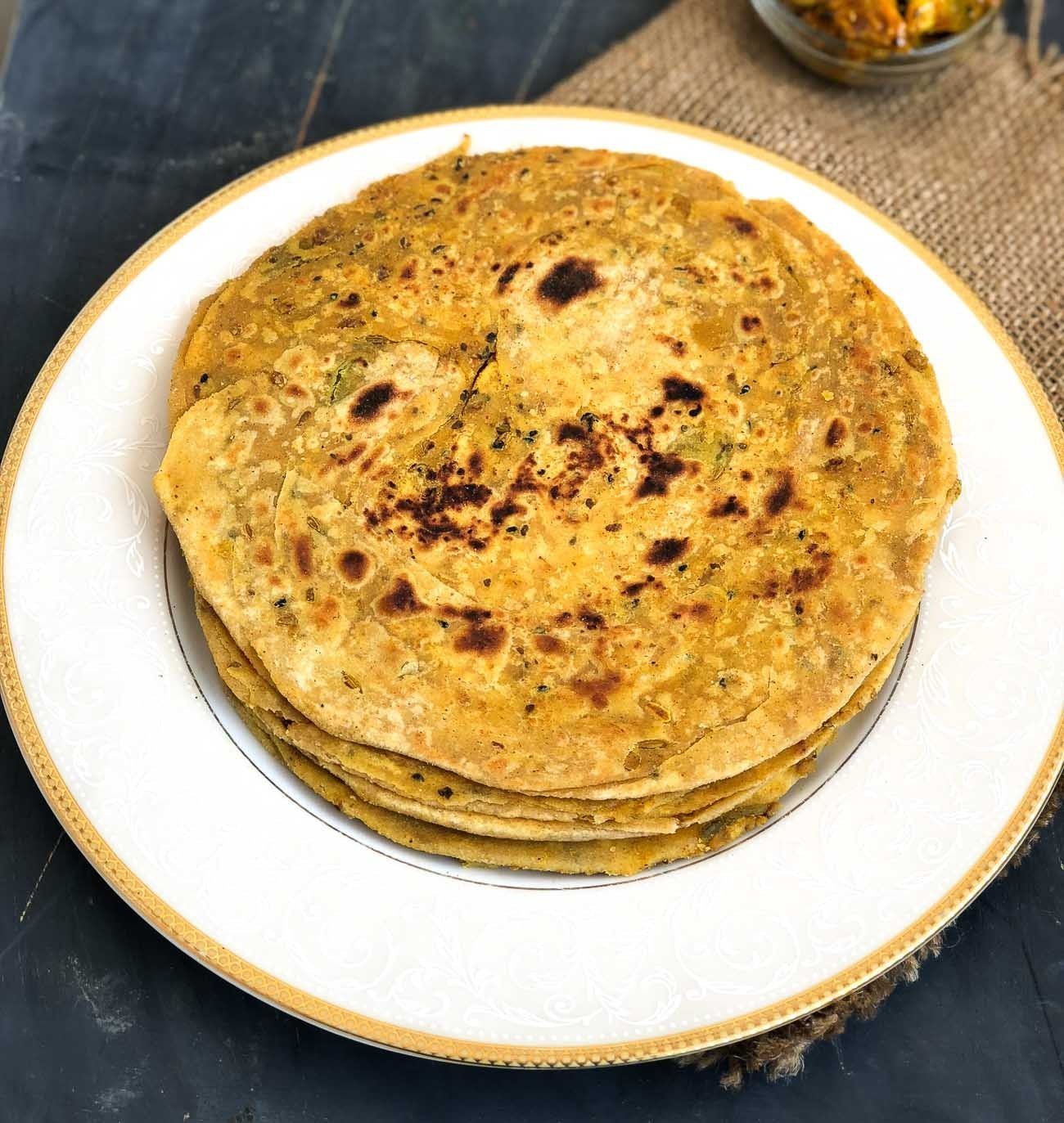 Achari Lachha Paratha