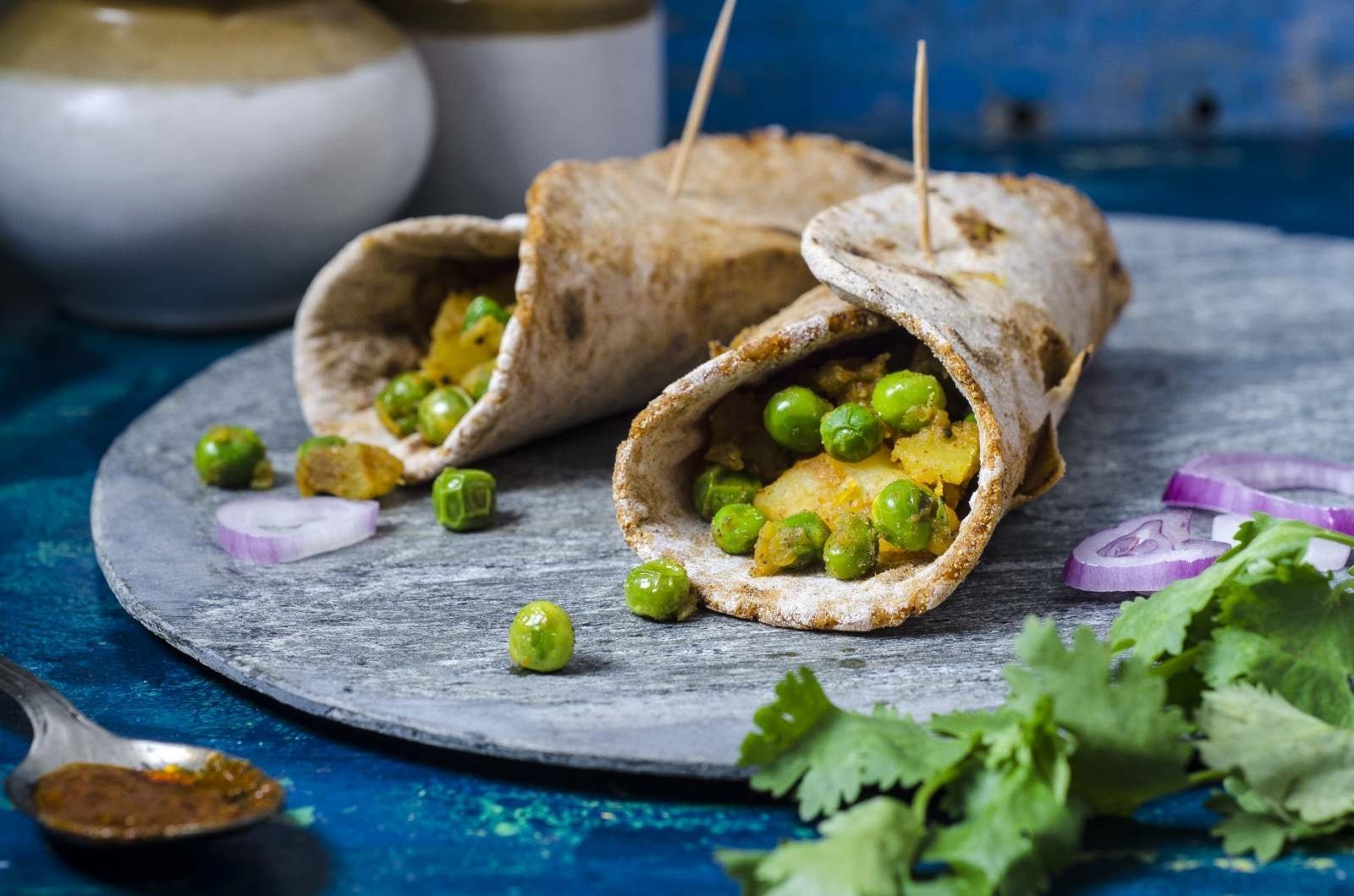 Achari Paratha Roll