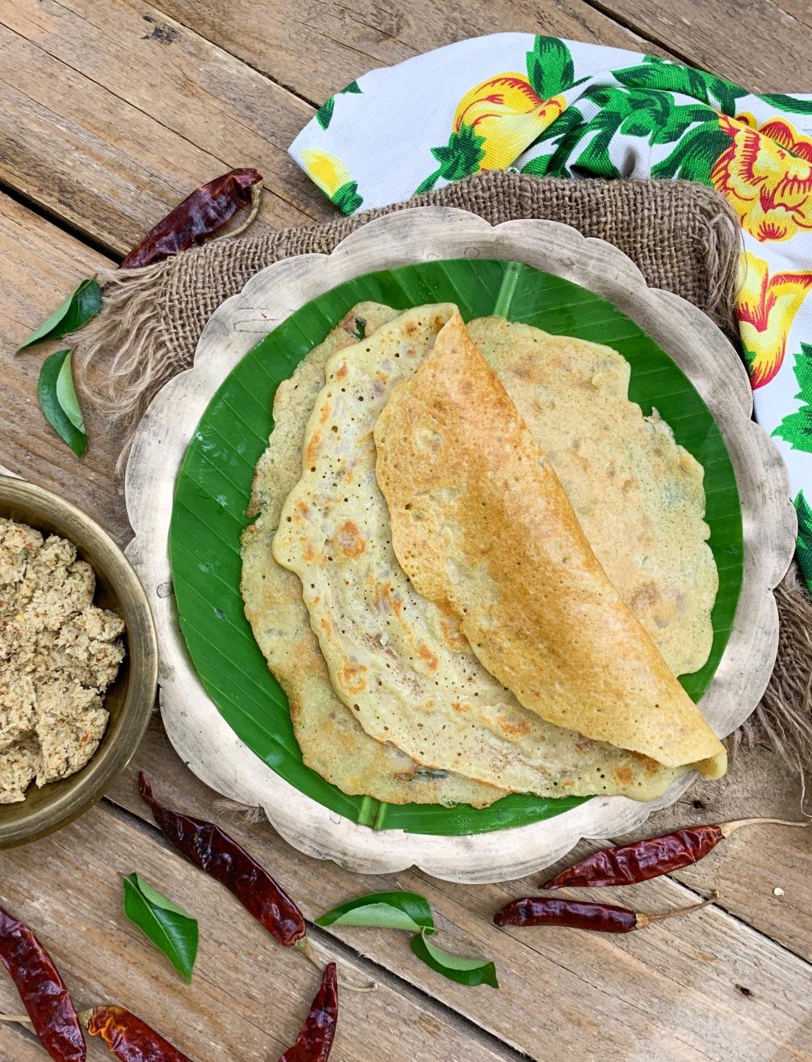 Adai – Lentil and Rice Crepes