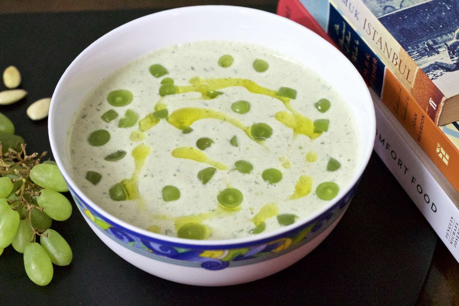 Chilled White Grape and Almond Gazpacho