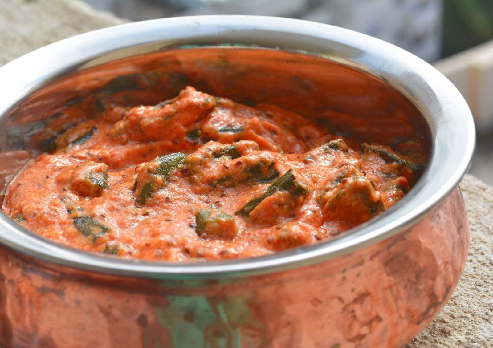 Ajwain Tomato Okra