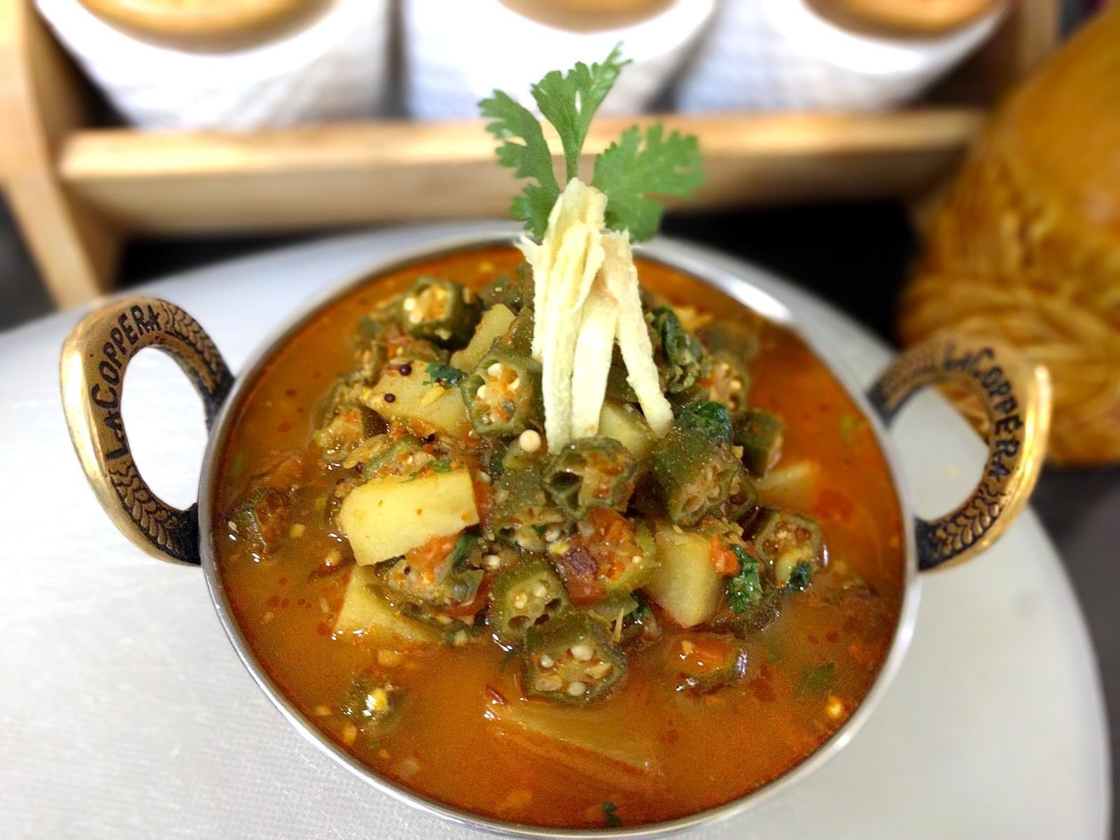 Aloo Bhindi in Masala Gravy - Lunch