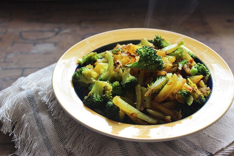 Aloo Broccoli Sabzi