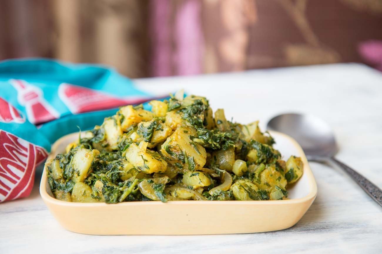 Aloo Palak Sabzi
