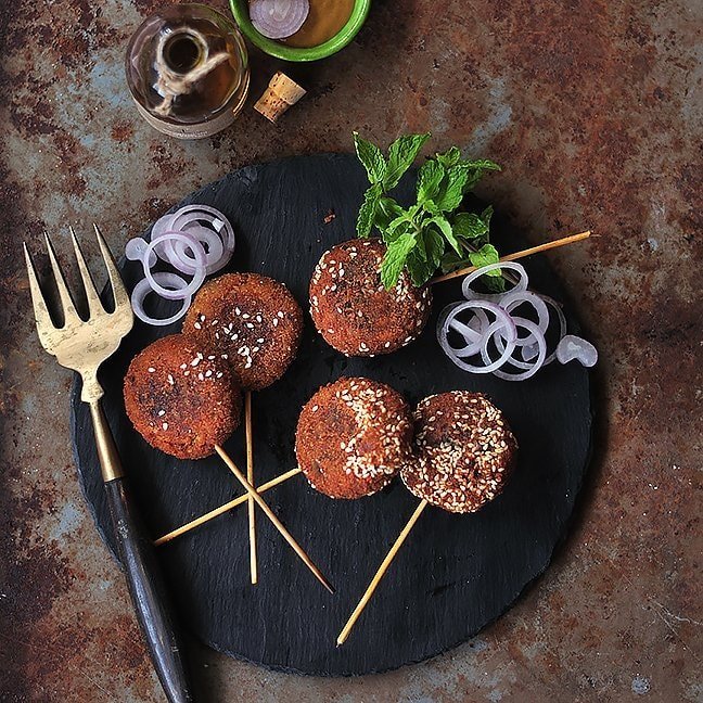 Aloo Paneer Kebabs