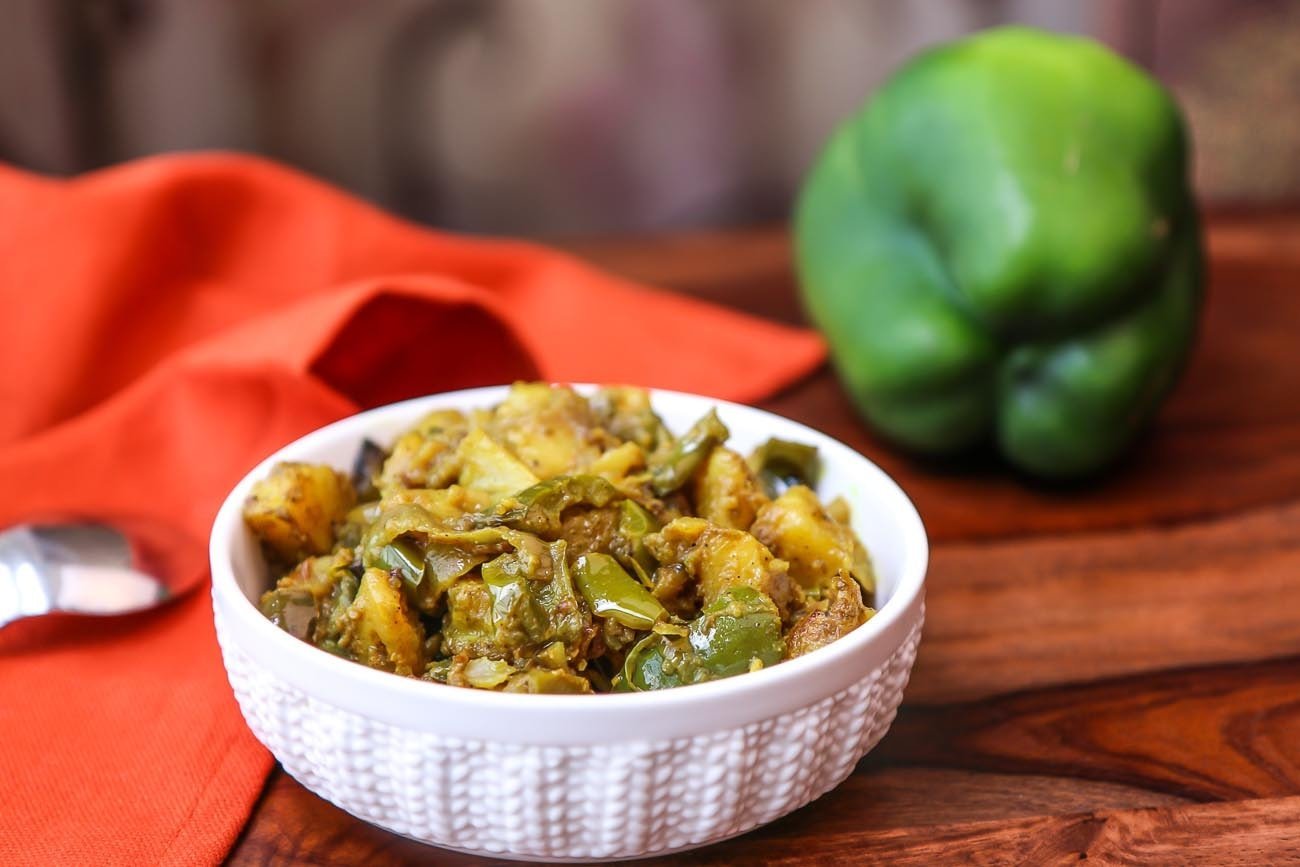 Aloo Shimla Mirch Sabzi