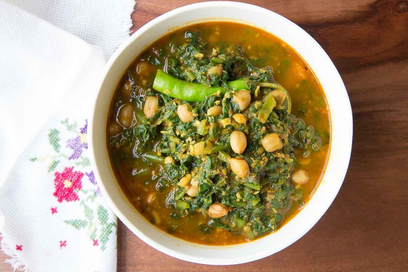 Maharashtrian Aluchi Bhaji