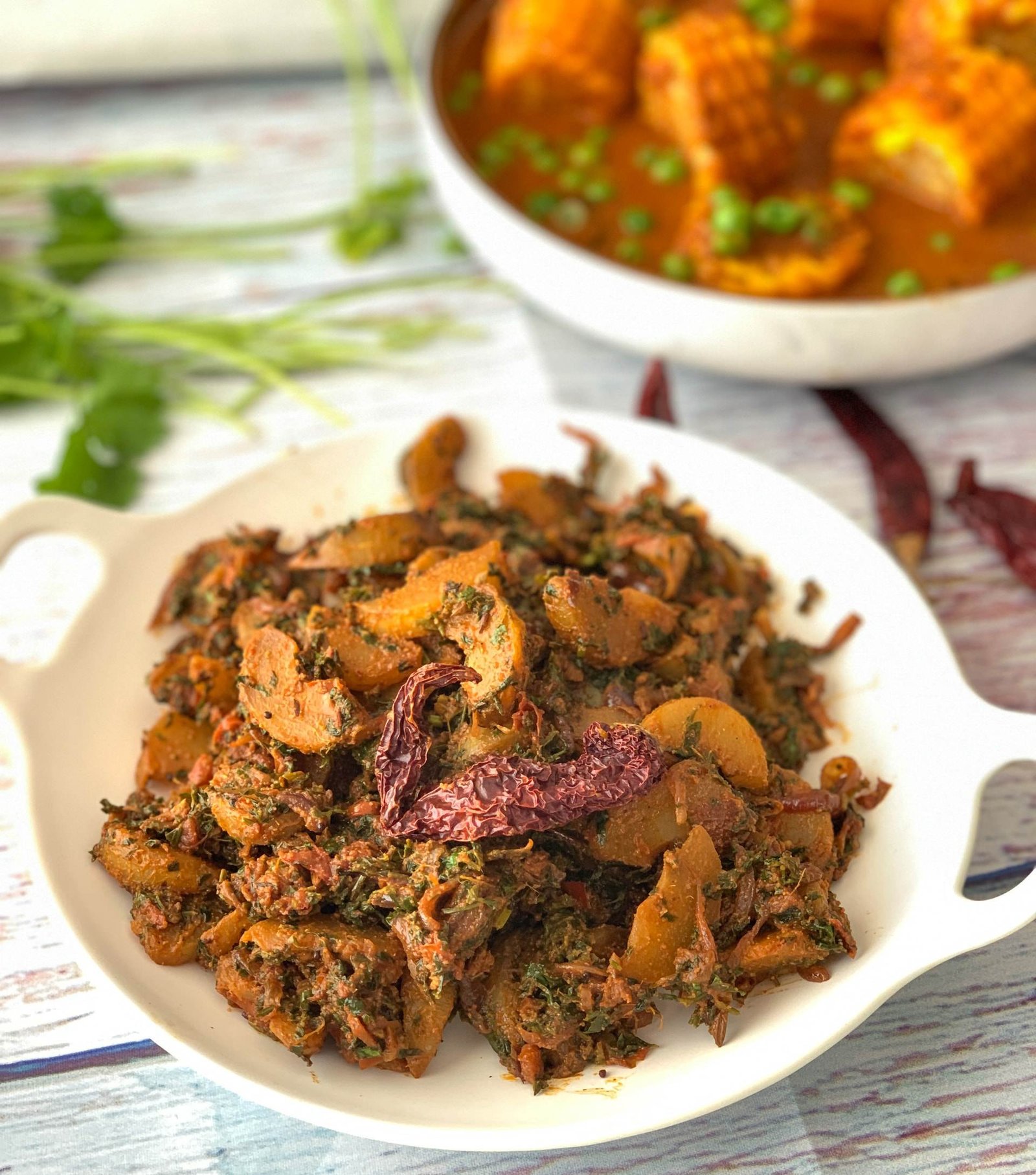 Amla Methi Dry Sabzi