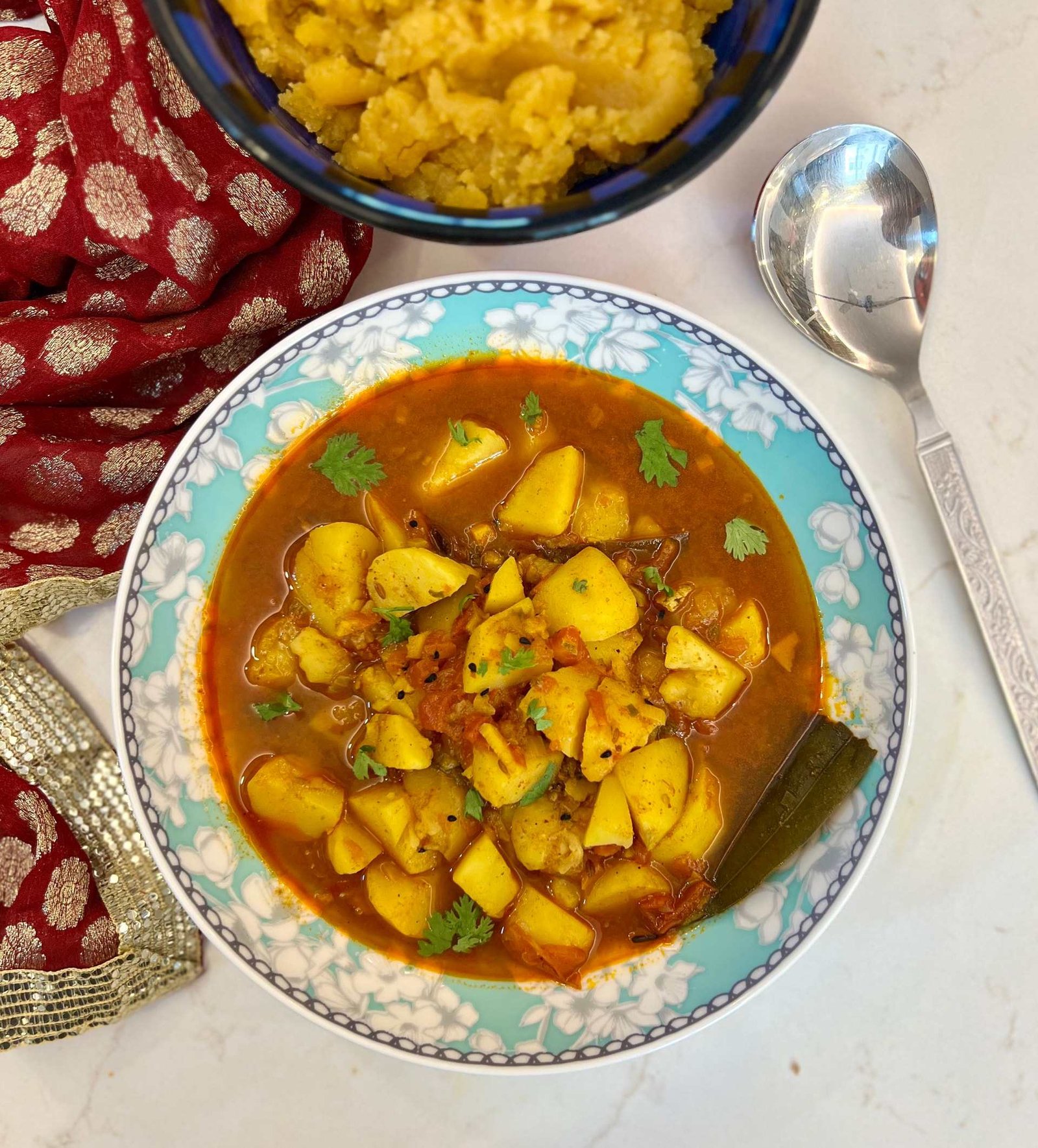 Batata Nu Shaak (Aloo Tamatar Sabzi)