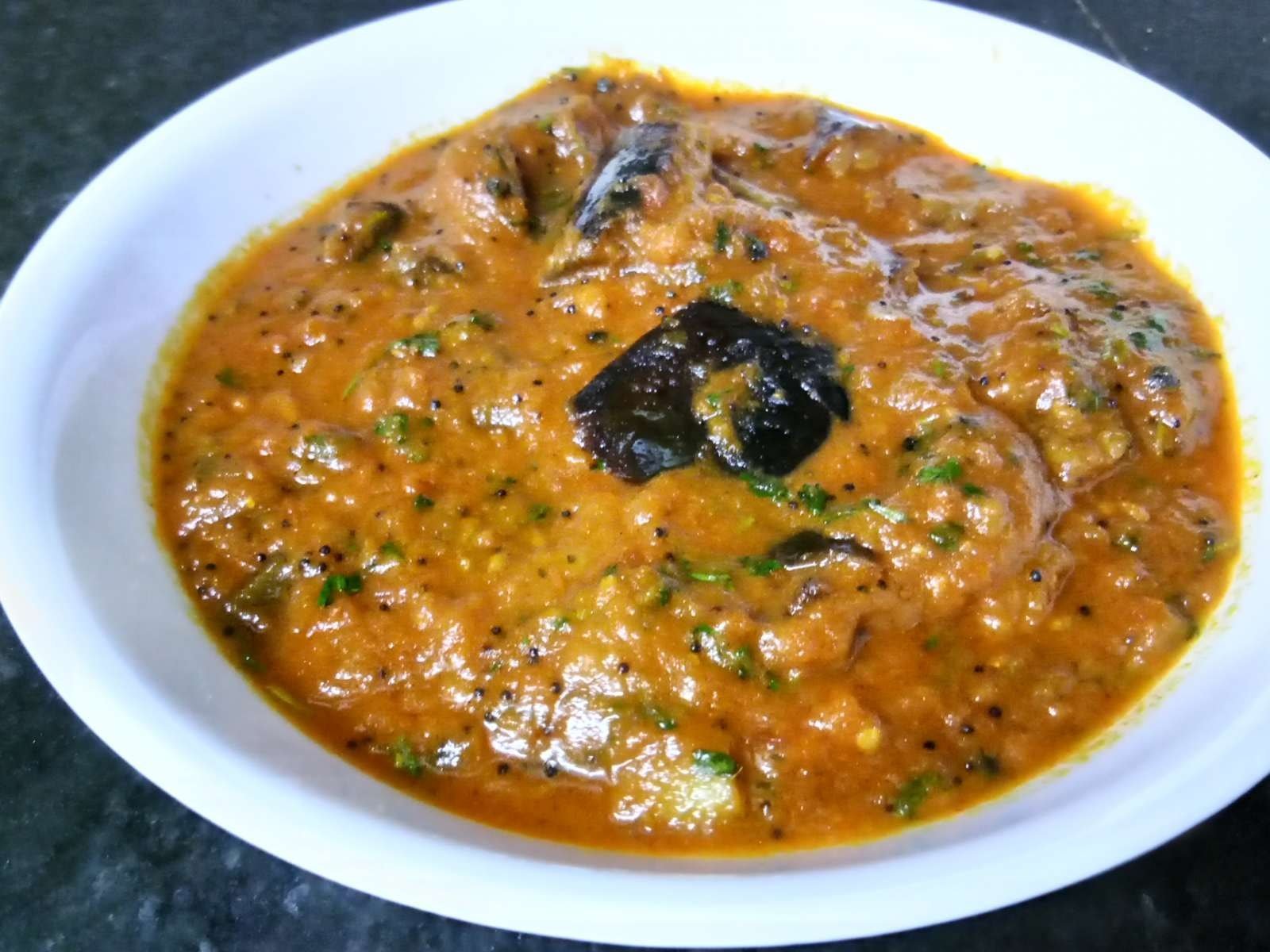 Bengaluru-Style Brinjal Gravy for Biryani