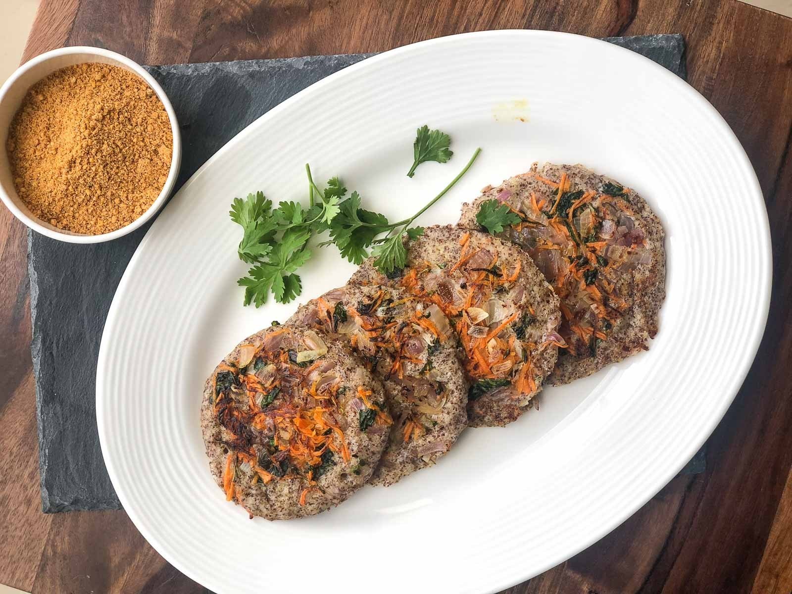 Ragi Onion Uttapam