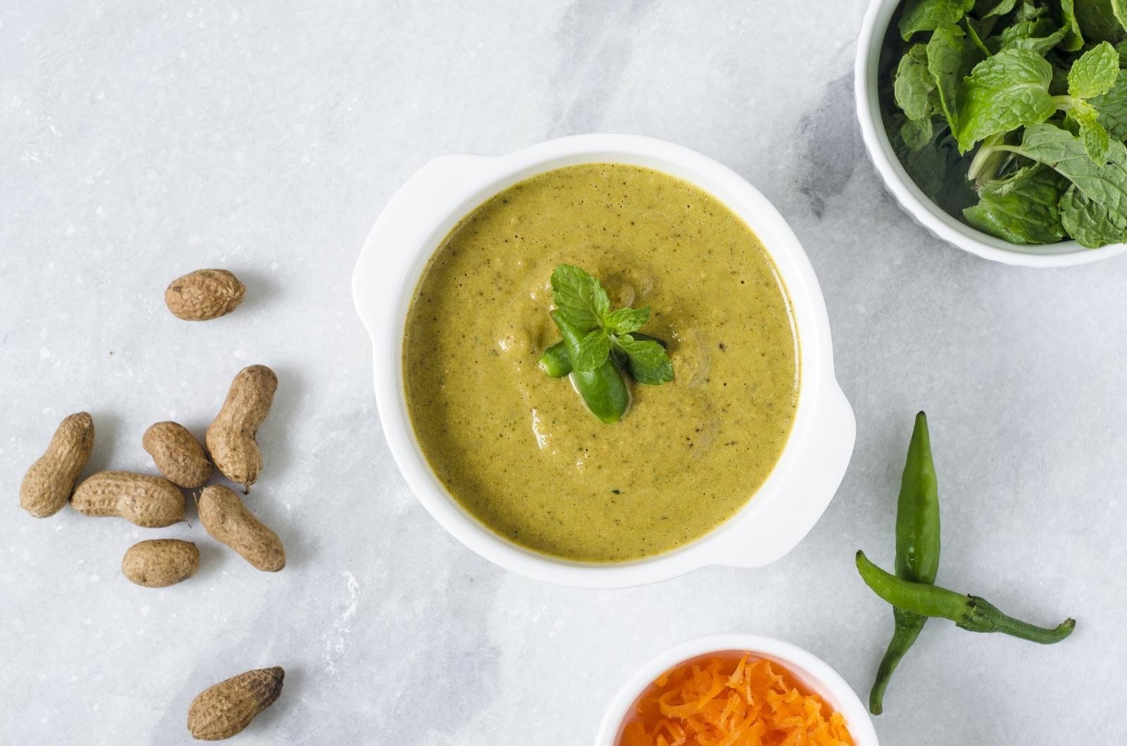 Carrot Peanut Chutney