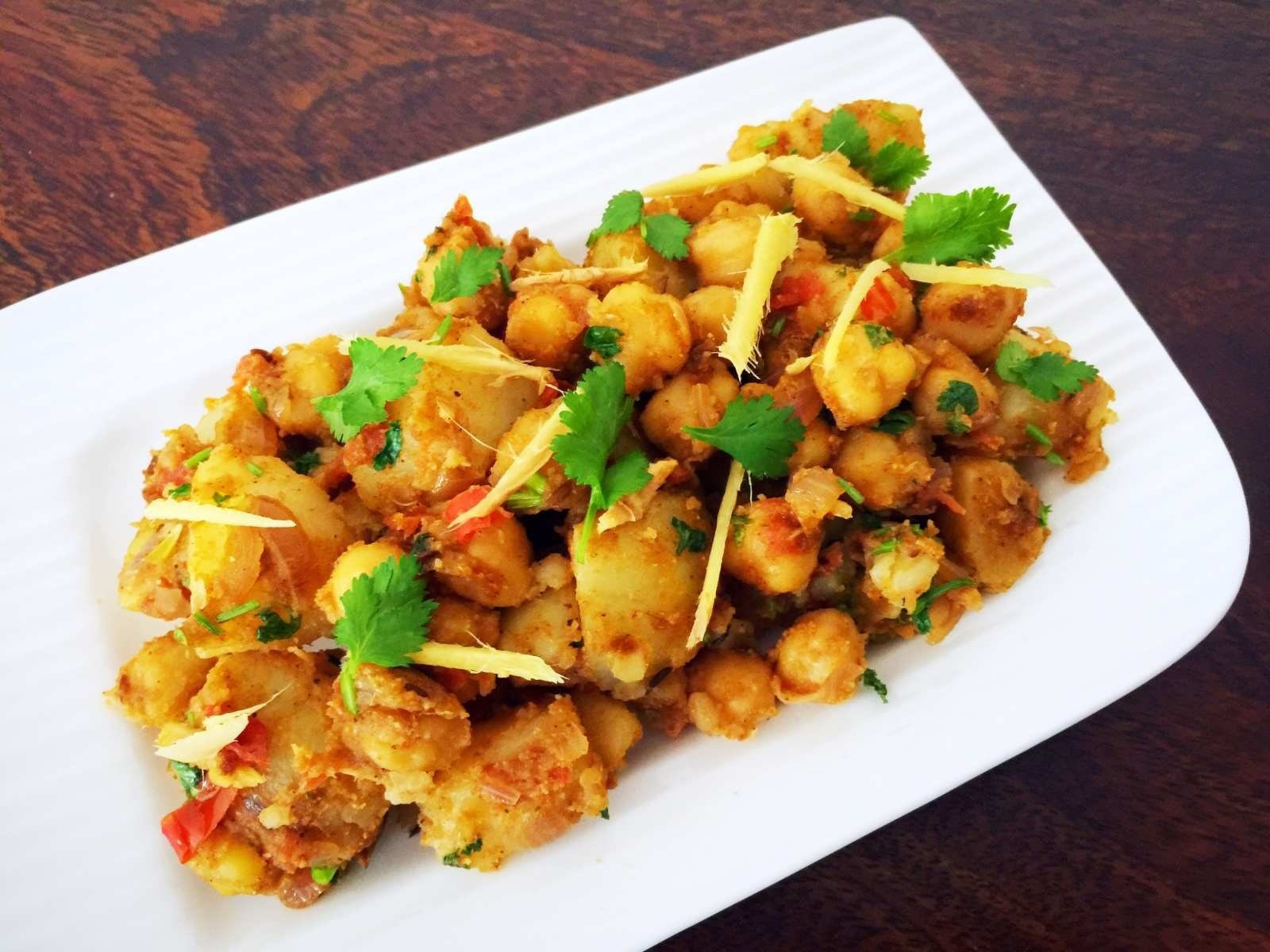 Dry Chana Aloo Sabzi
