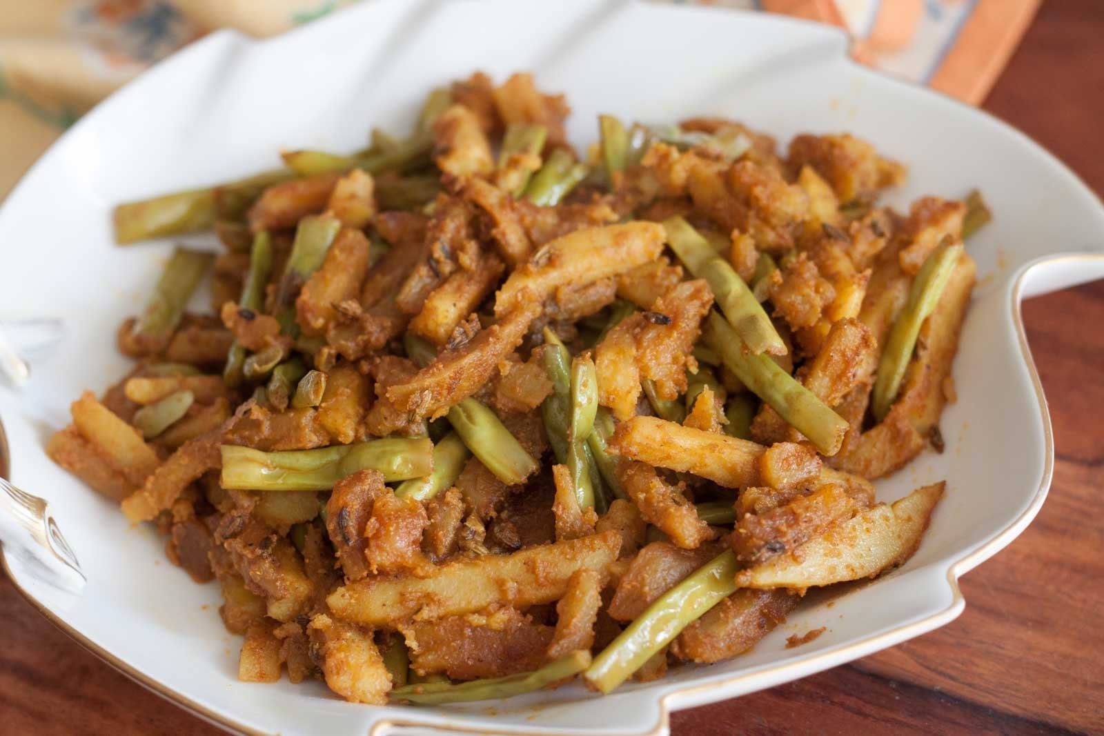 Chawli and Aloo Sabzi