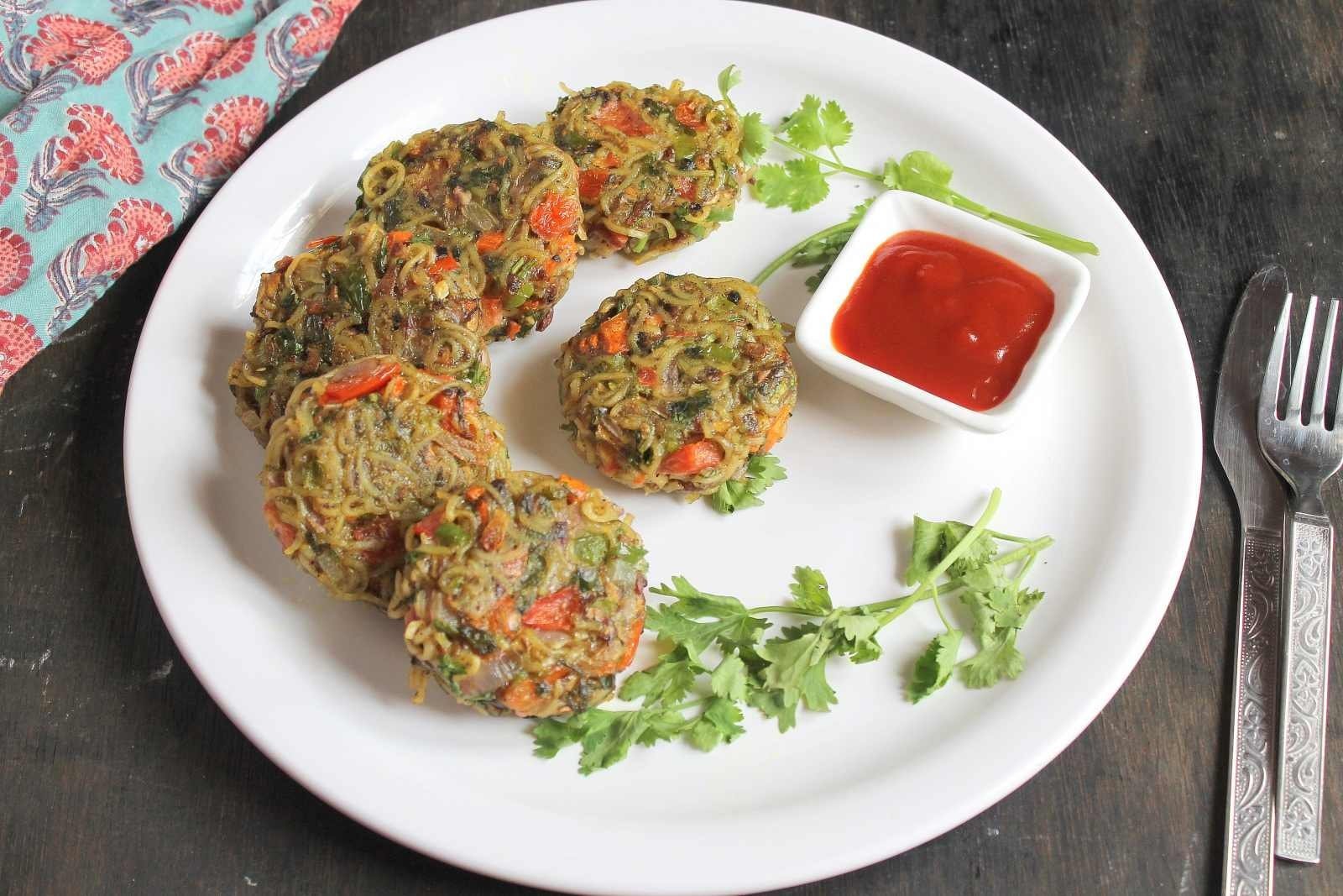 Chinese-Style Noodle Cutlets