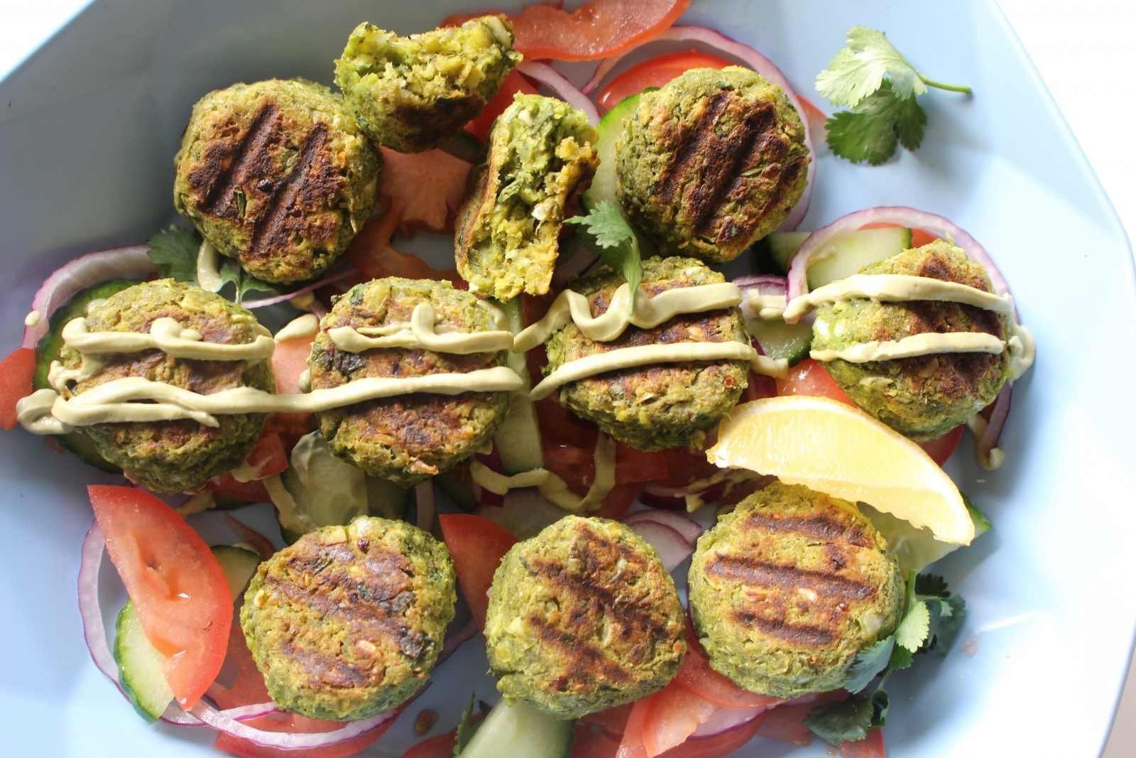 Spinach Falafels