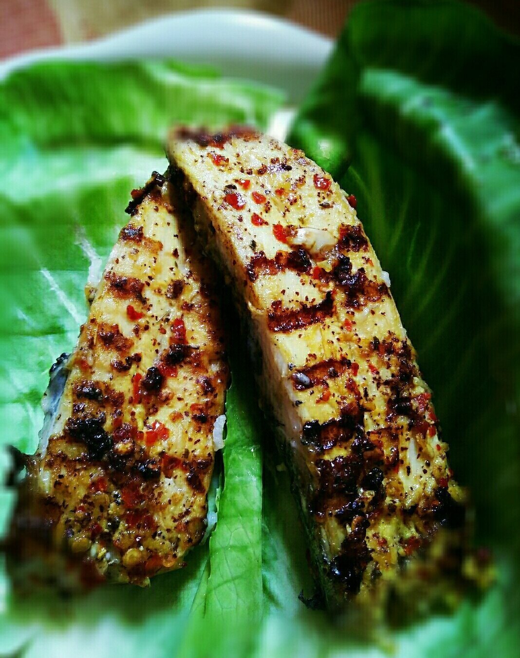 Grilled Herring with Kasundi Mustard