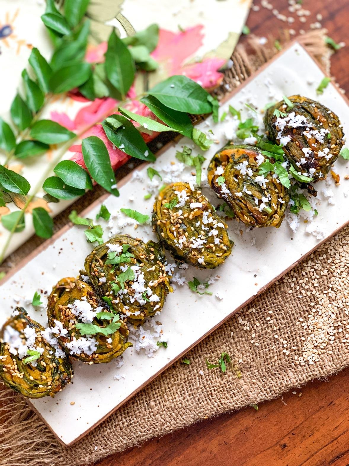 Gujarati Patra (Alu Vadi)