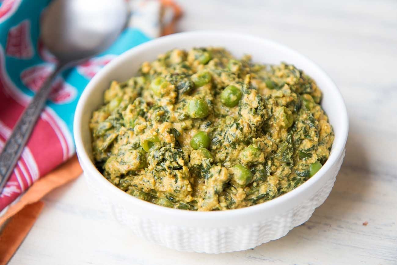 Methi Matar Malai Without Cream