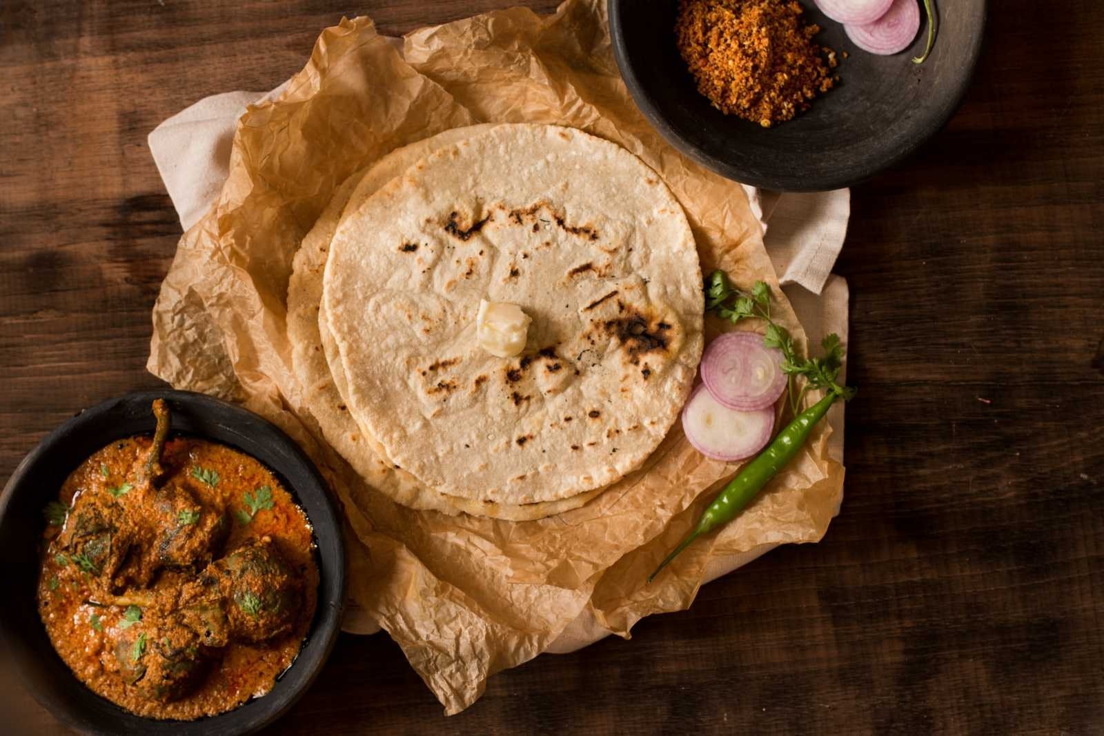 Jolada Roti (Jowar Bhakri)