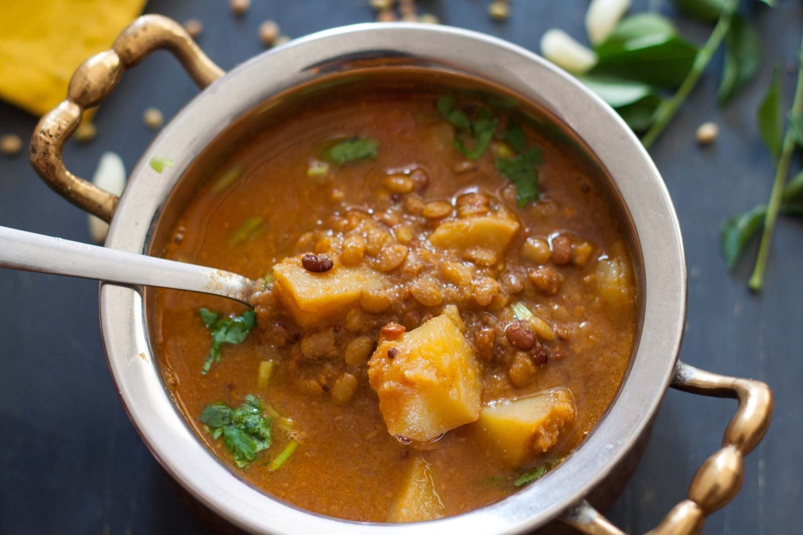 Karnataka Horse Gram Saaru - Lunch