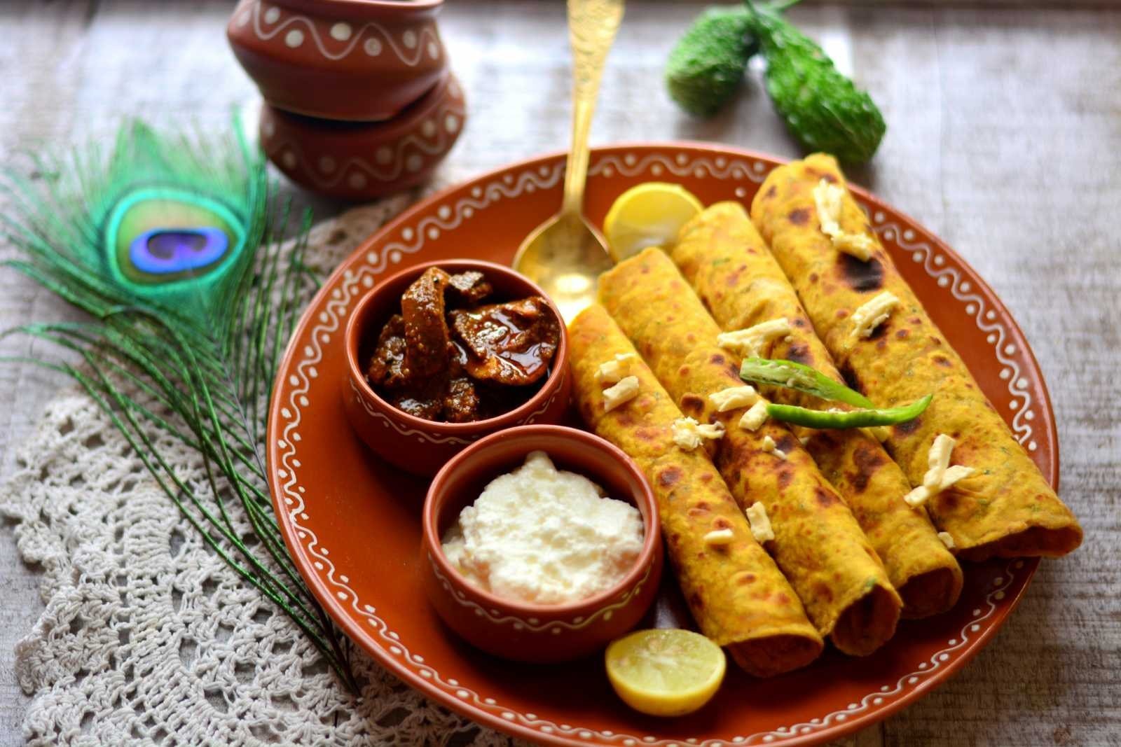 Karela Thepla (Bitter Gourd Flatbread)