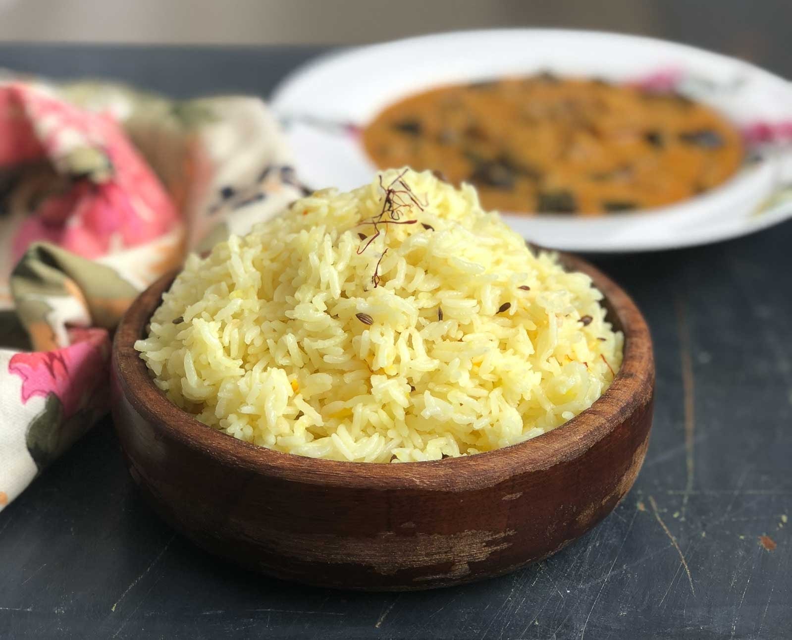 Kashmiri Saffron Pulao