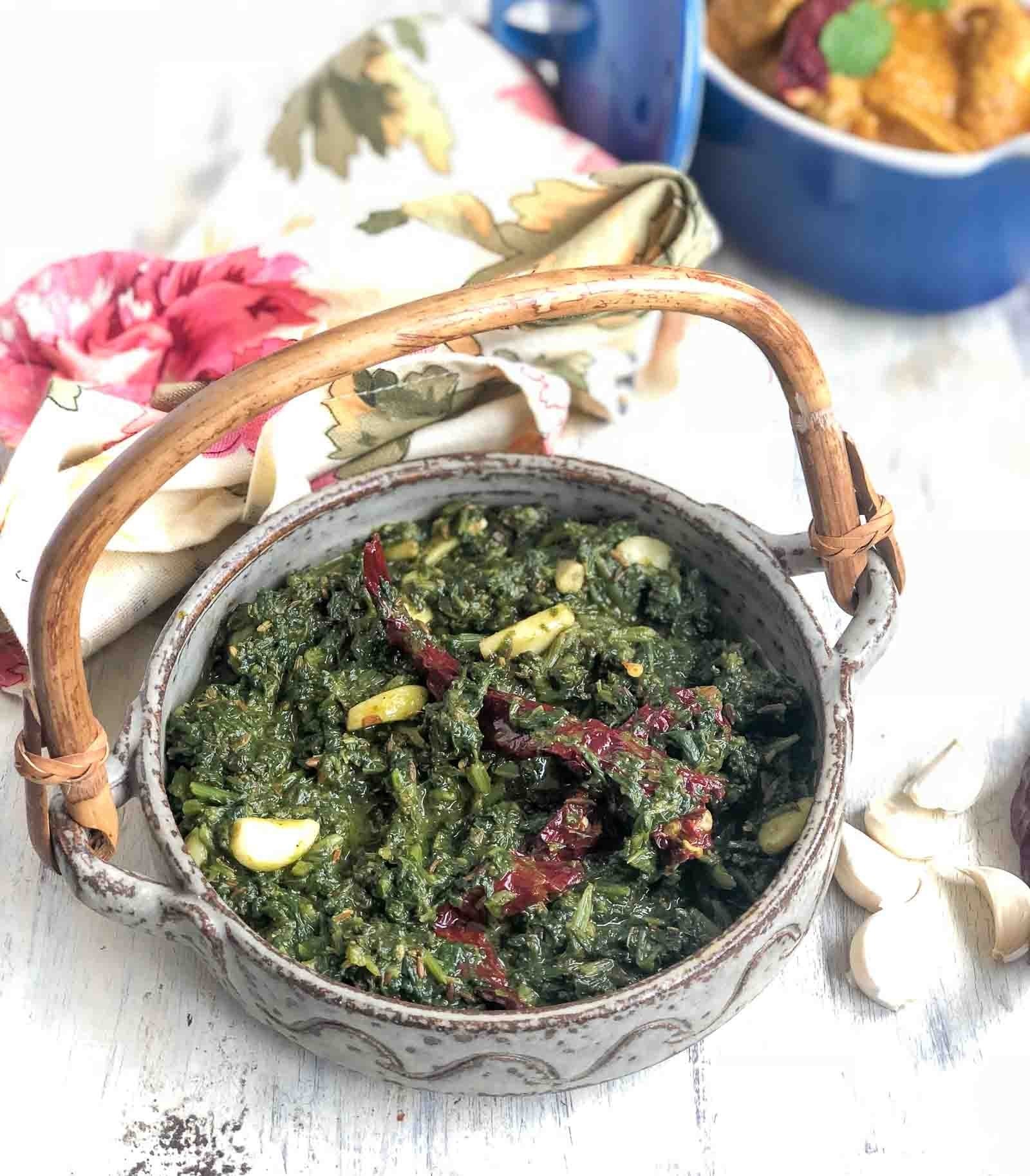 Kashmiri-Style Spinach