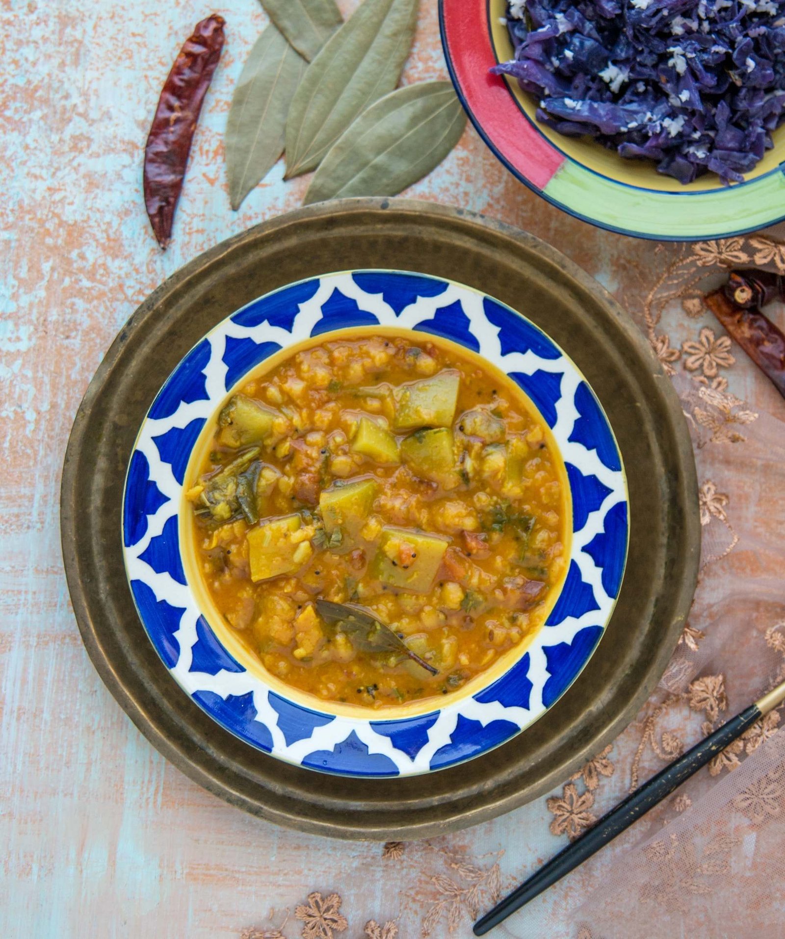Sweet and Tangy Bottle Gourd Dal