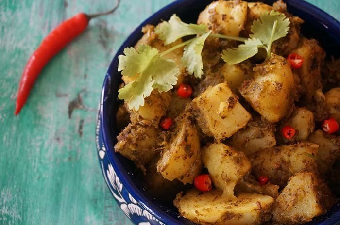 Tangy Mint Potatoes