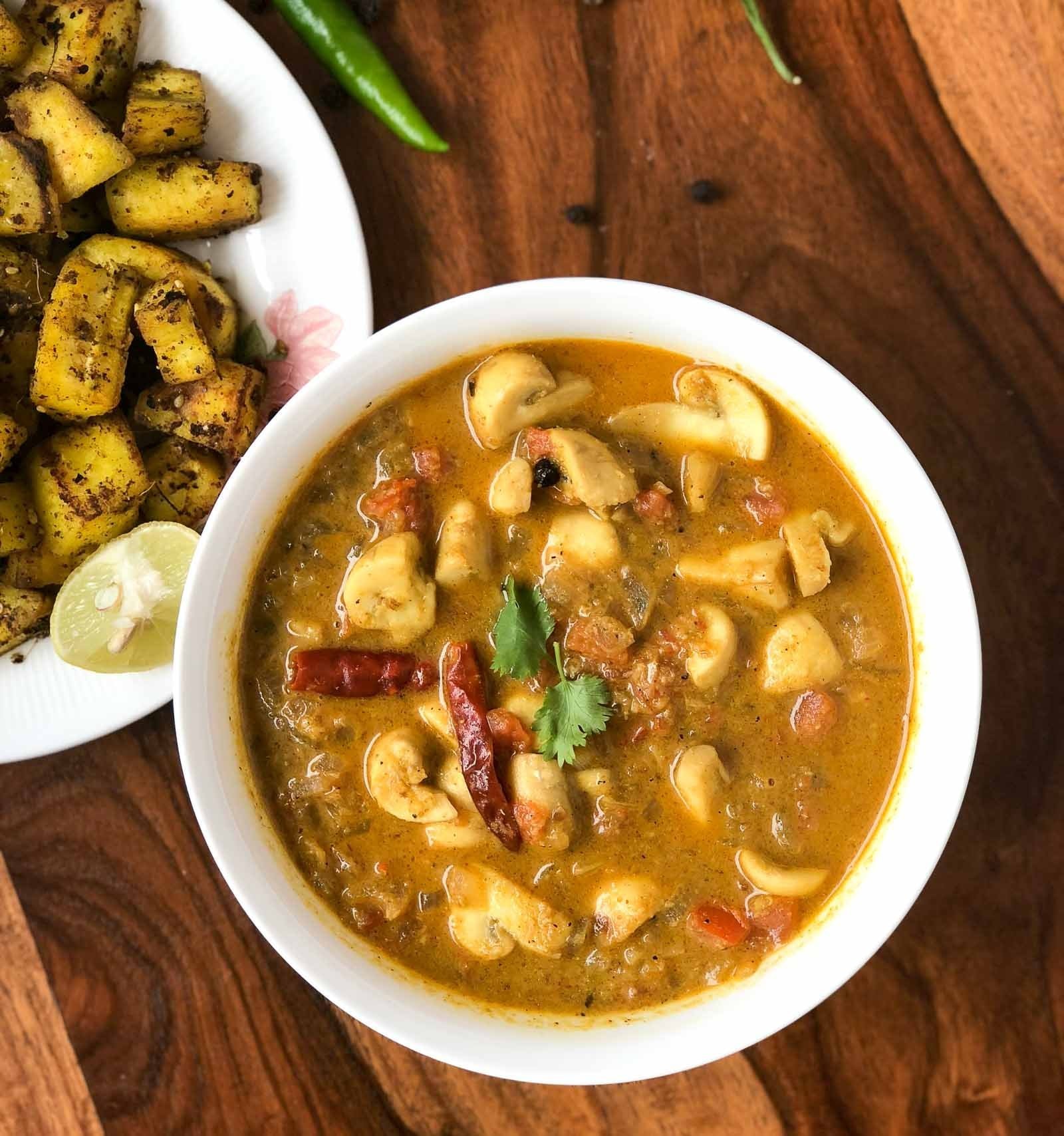 Coorg-Style Mushroom Curry