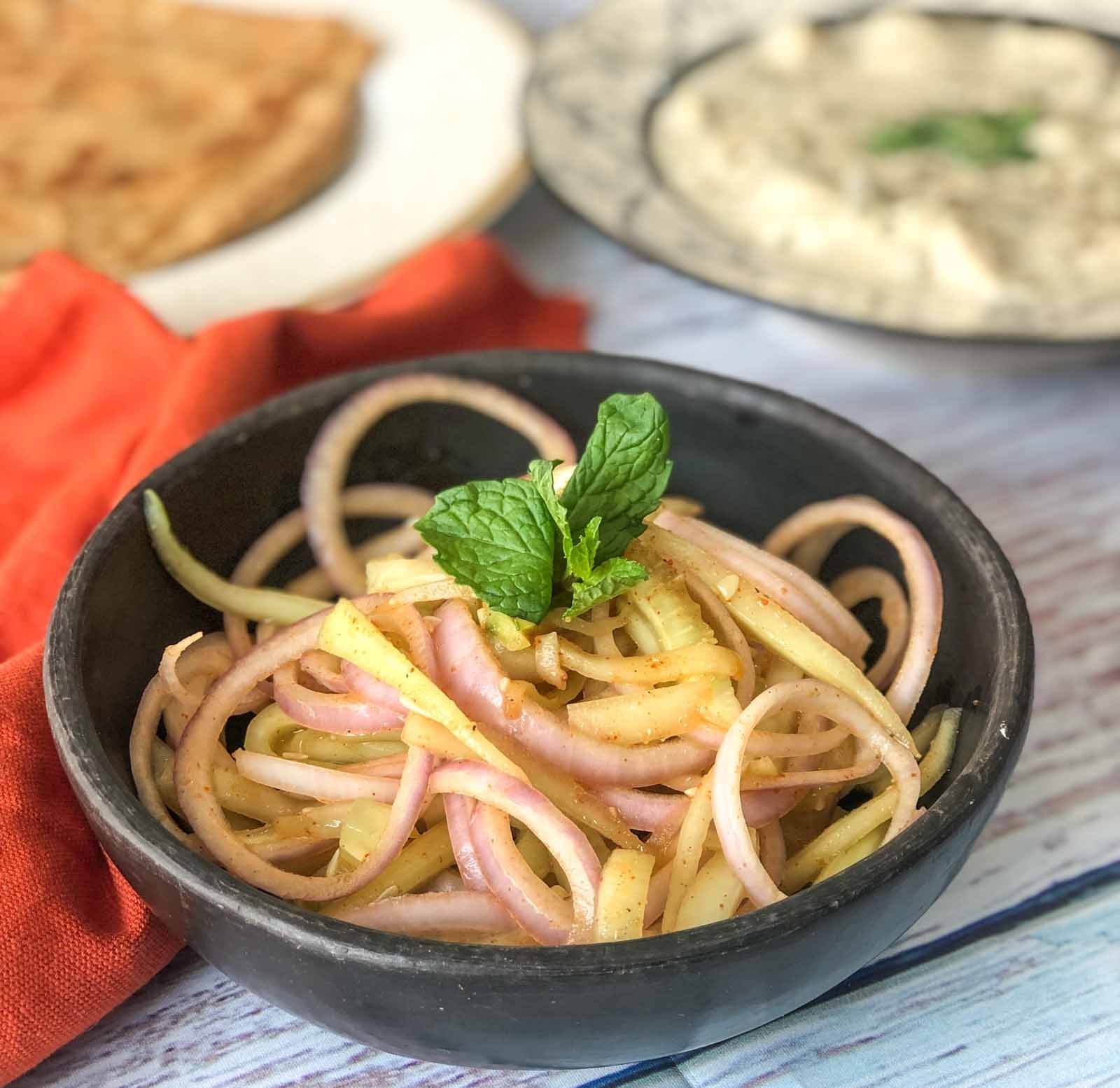 Lachedar Cucumber and Onion Salad