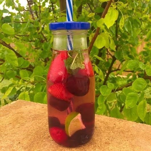 Lemon Cherry Berry Water