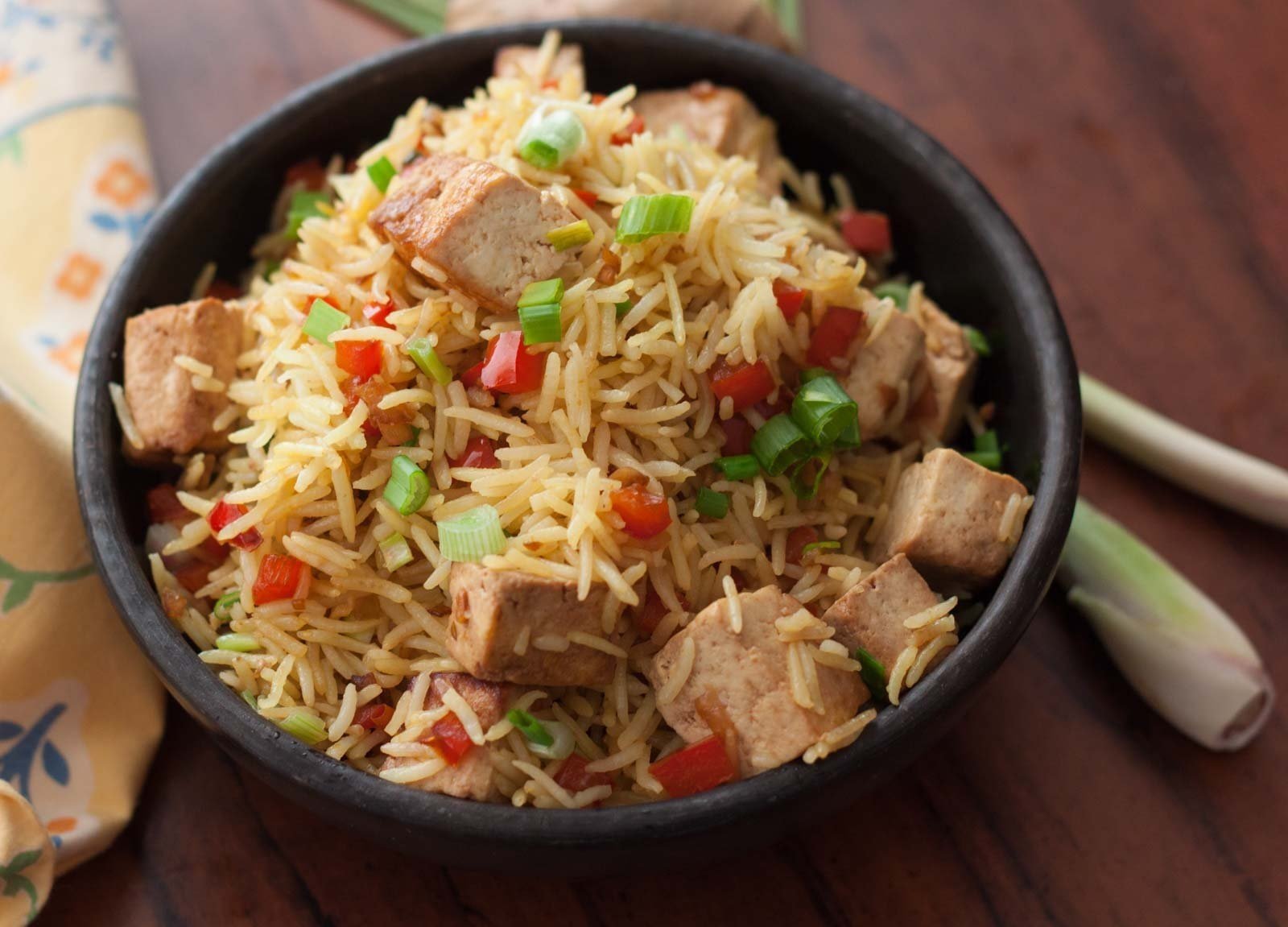 Lemongrass Tofu Fried Rice