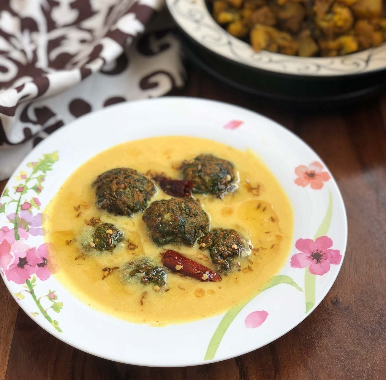 Punjabi Methi Pakoda Kadhi
