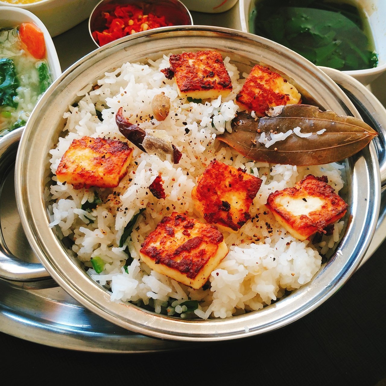 Mizoram Veg Sawhchiar with Paneer