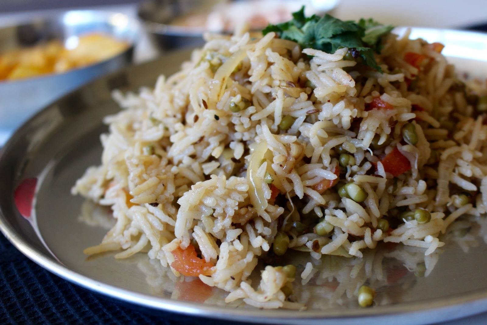 Moong Sprouts Pulao