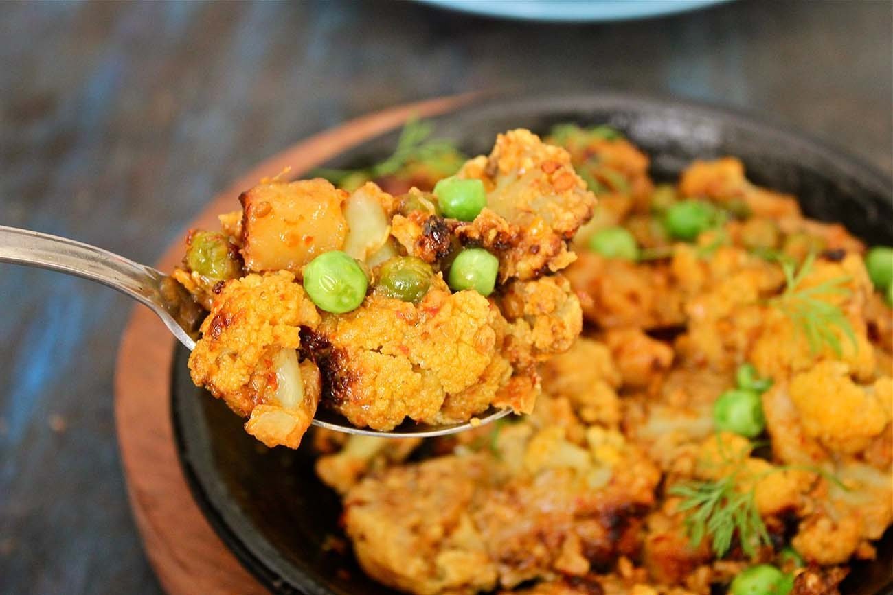 Mughlai Aloo Matar Gobi
