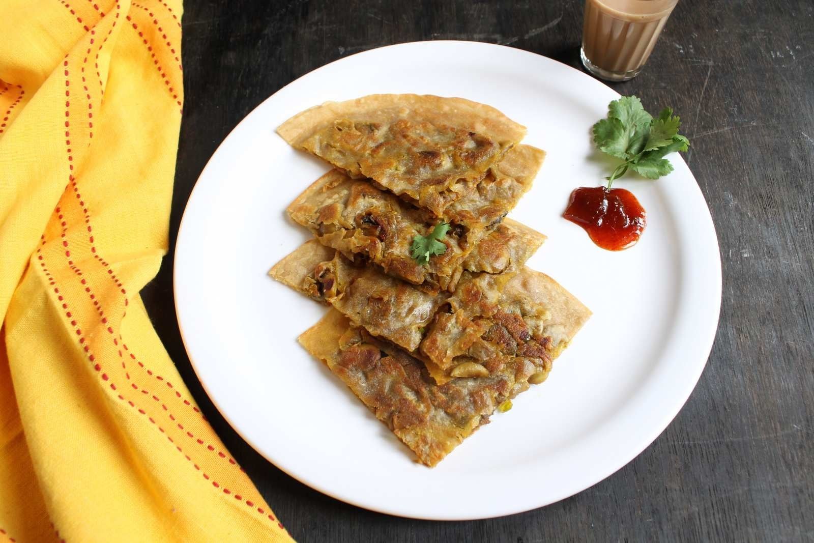 Mushroom Paratha