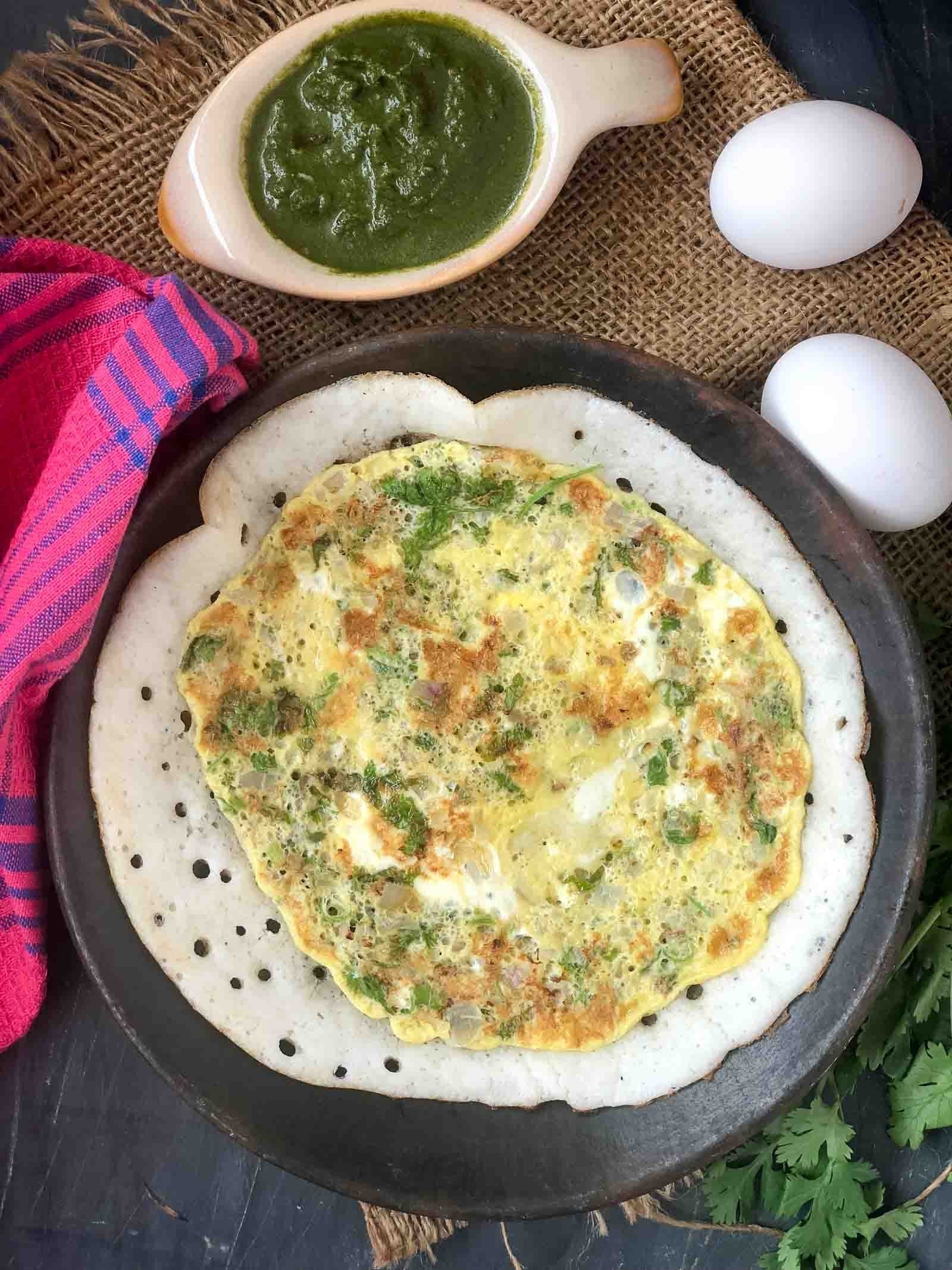 Tamil Nadu-Style Egg Dosa