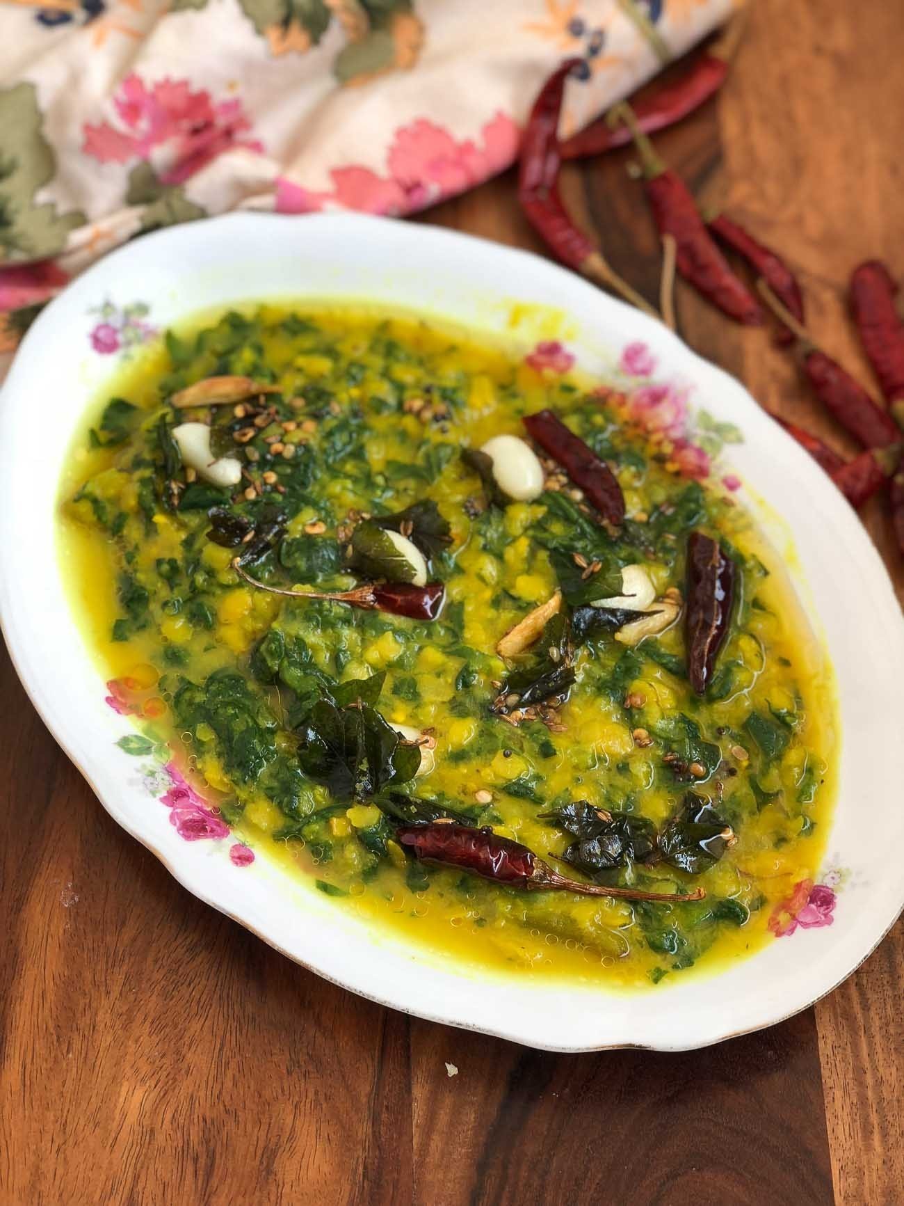 Andhra-Style Spinach Dal