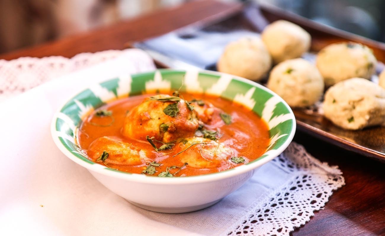 Non-Fried Paneer Kofta Curry