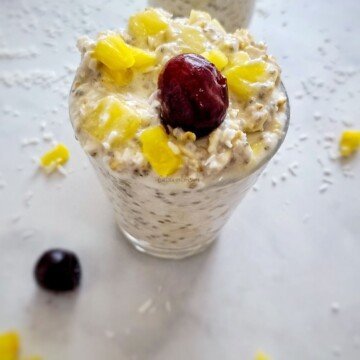 Pineapple Coconut Overnight Oats