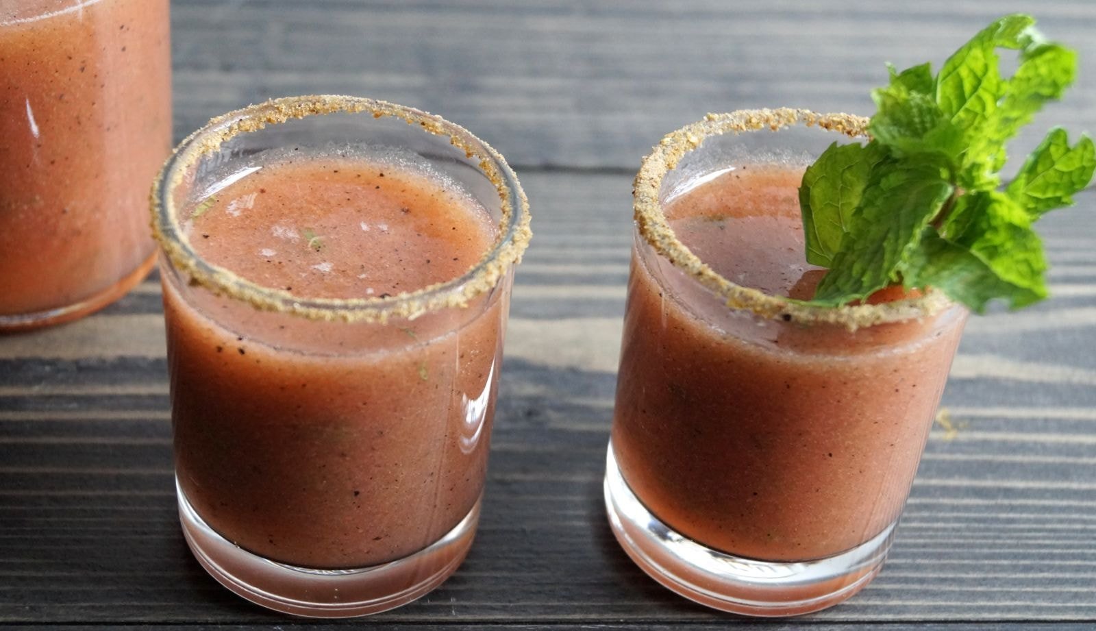 Plum Panna Shots