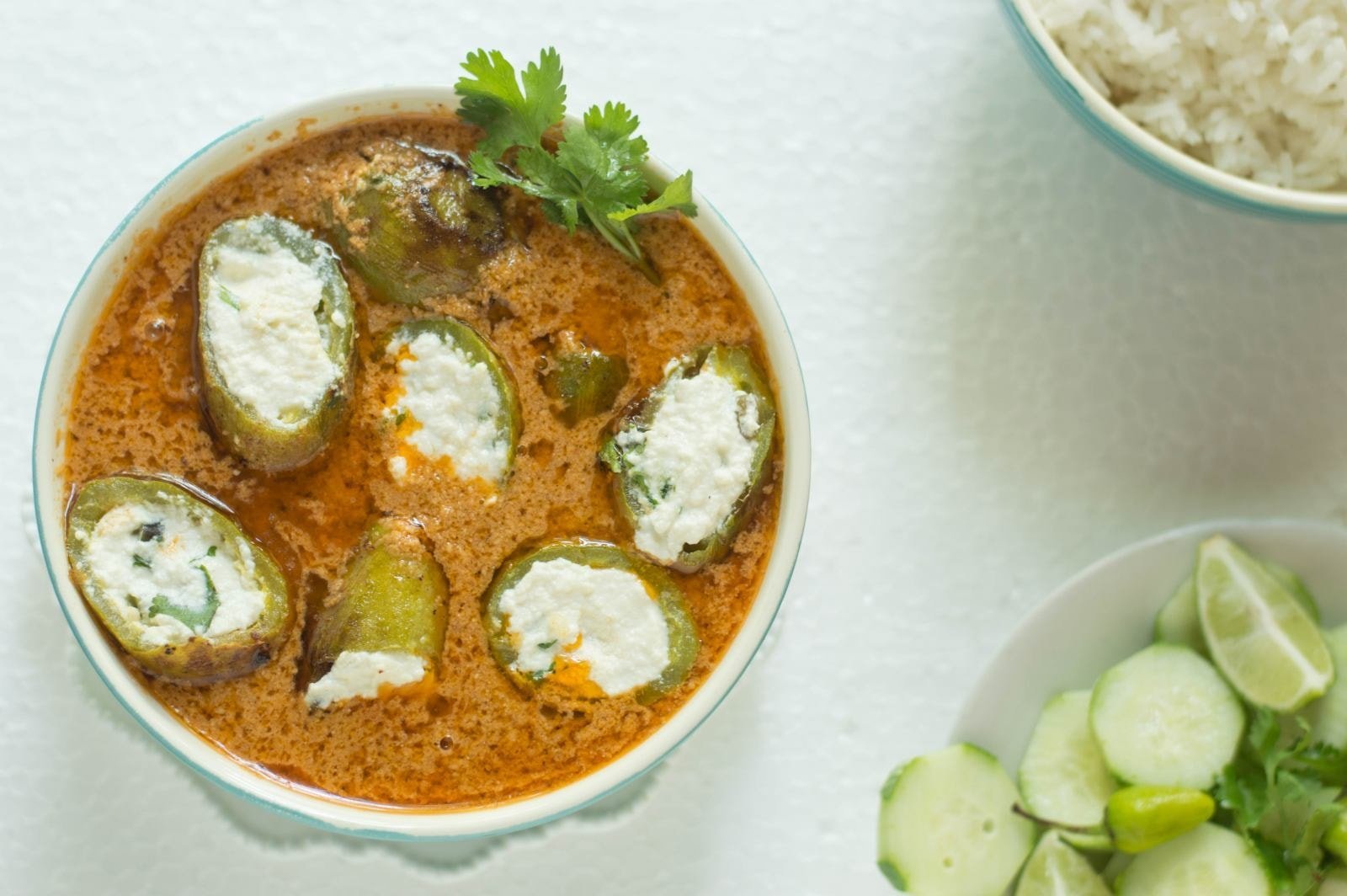 Oriya-Style Stuffed Parval Curry
