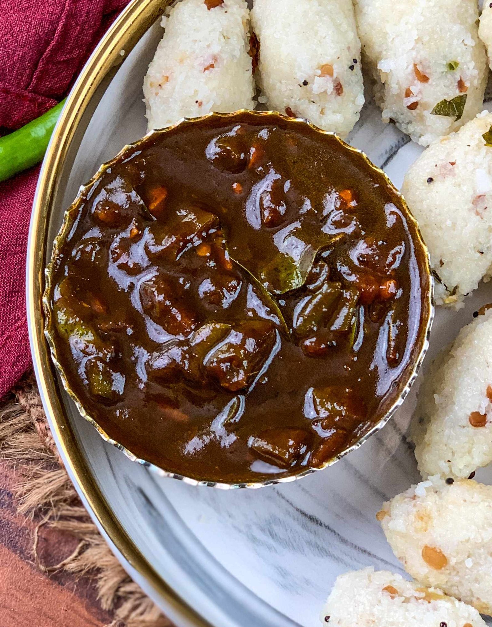 Puli Inji (Tamarind and Ginger Chutney)