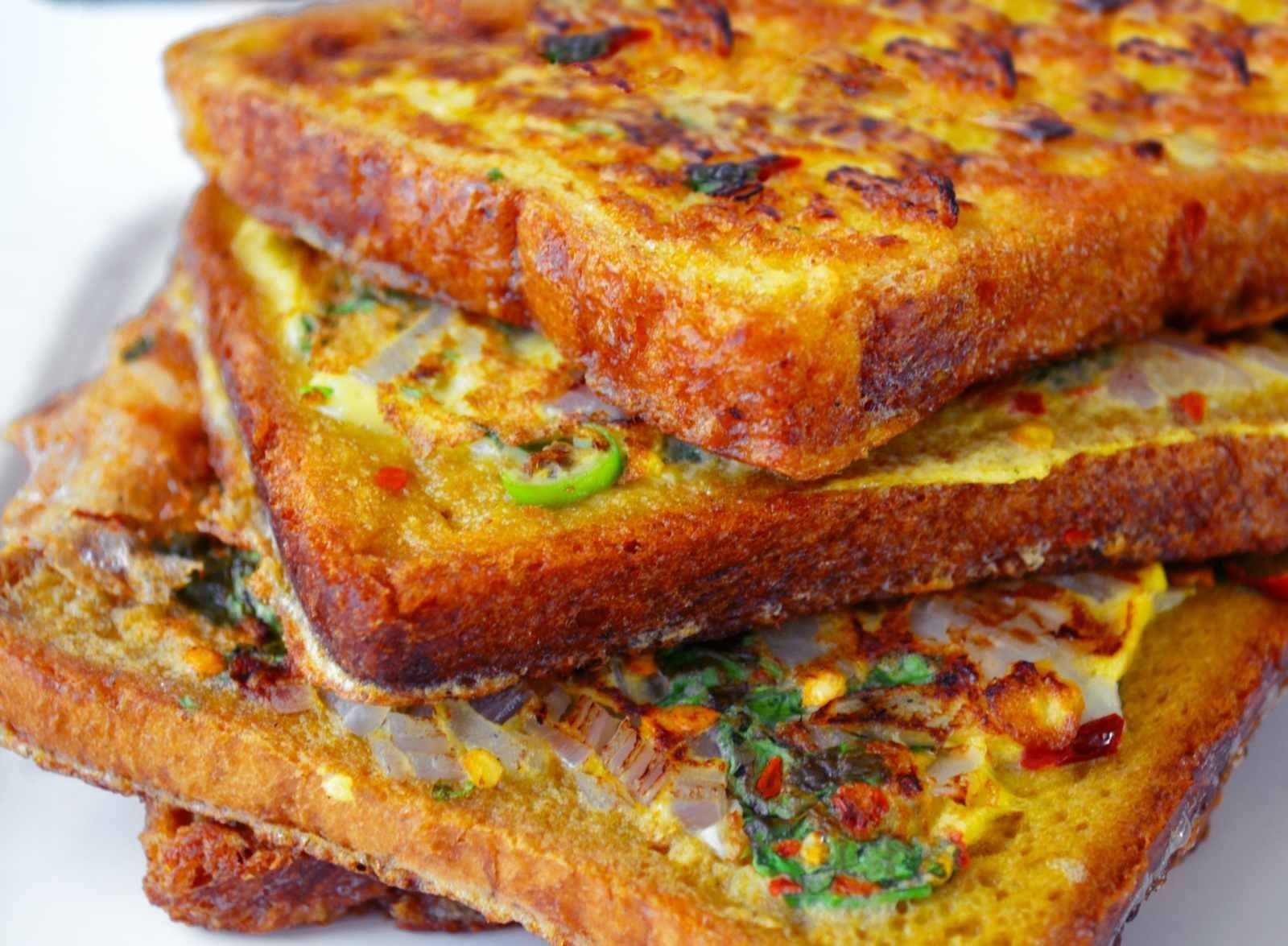 Quick Masala French Toast