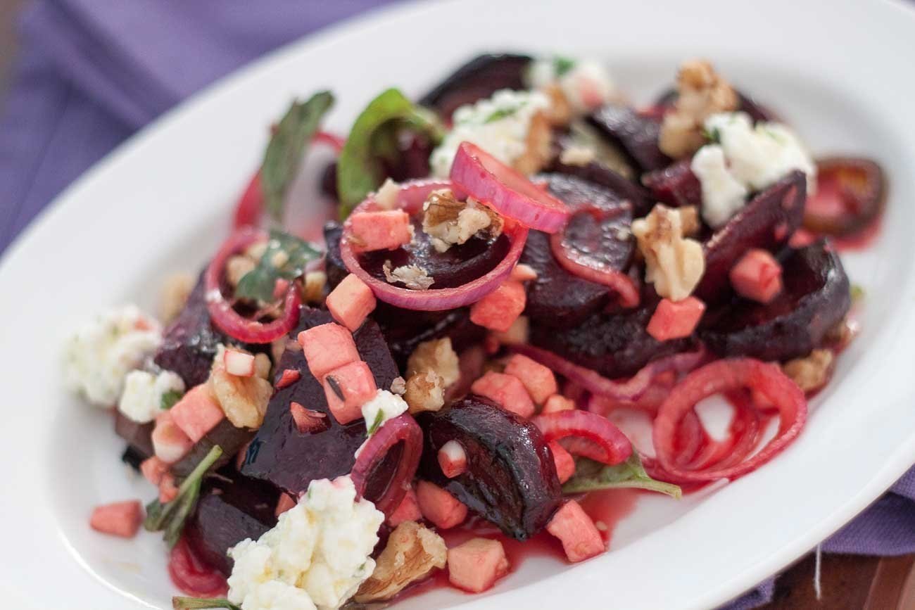 Roasted Beetroot and Feta Salad