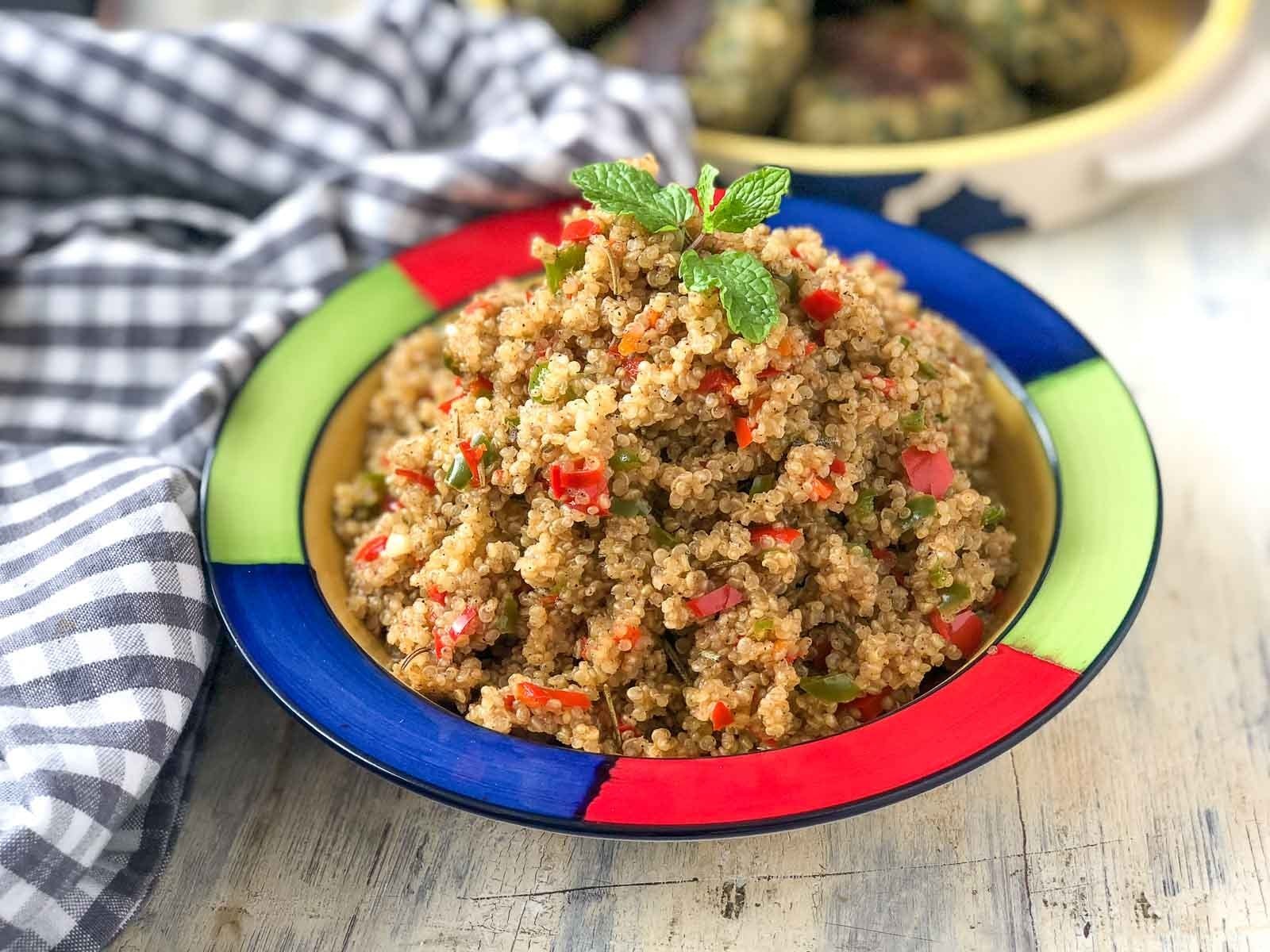 Roasted Bell Pepper Quinoa