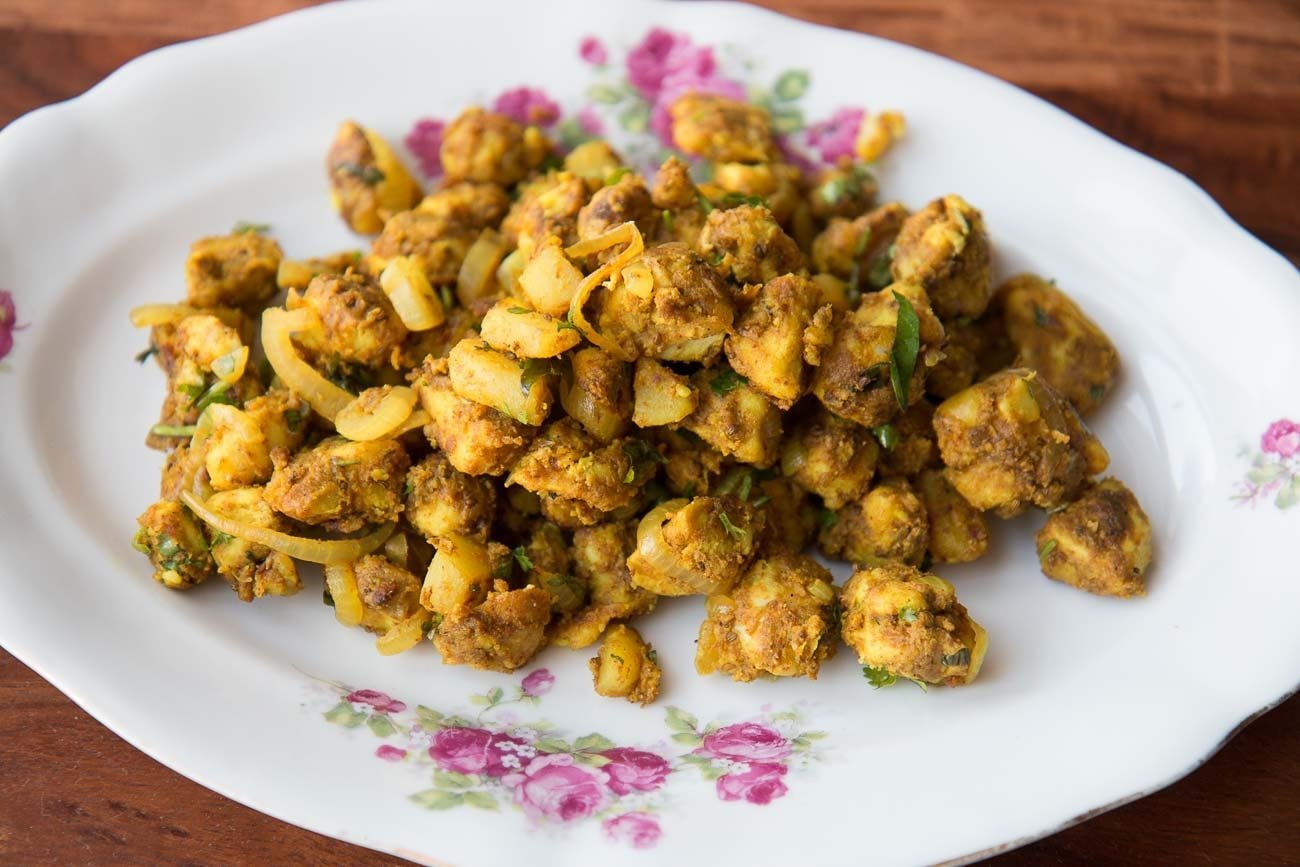 Arbi Ajwain Stir-Fry